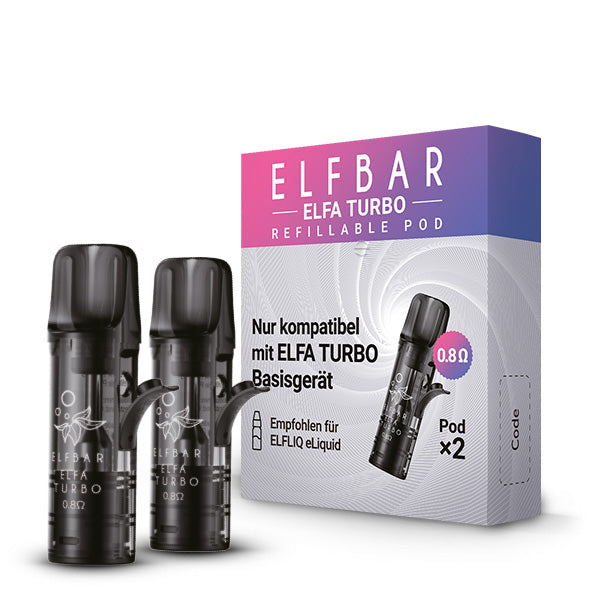 Elfbar Elfa Turbo Leerpods | 2x Pod pro Packung zum befüllen