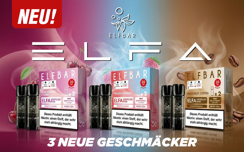 Elfa Elfbar Mehrweg Pod-System E-Shisha | 20mg Nikotin
